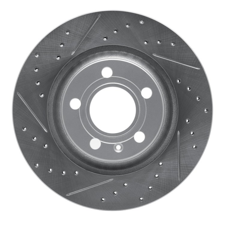 830-73032L Geoperformance Drilled/Slotted Brake Rotor, 2004-2009 Audi/Volkswagen, Position: Rear Left