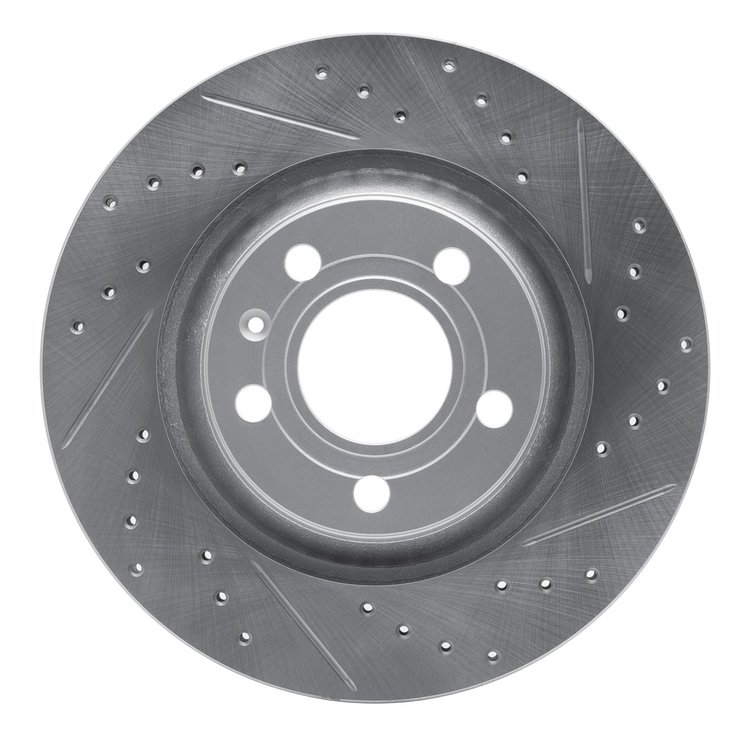 830-73032R Geoperformance Drilled/Slotted Brake Rotor, 2004-2009 Audi/Volkswagen, Position: Rear Right