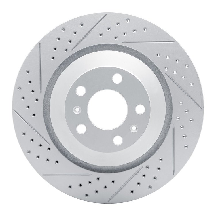 830-73046L Geoperformance Drilled/Slotted Brake Rotor, 2004-2018 Multiple Makes/Models, Position: Rear Left