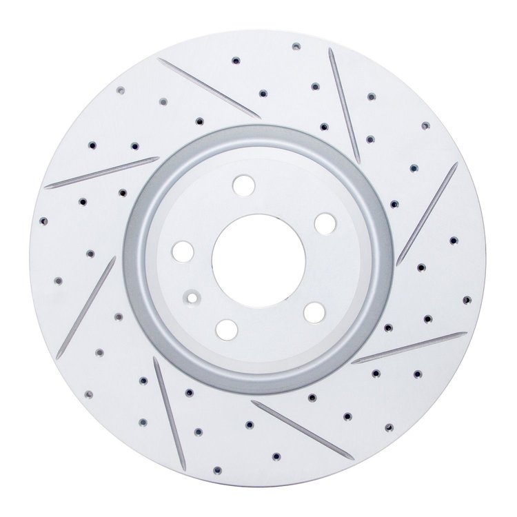 830-73083R Geoperformance Drilled/Slotted Brake Rotor, Fits Select Audi/Volkswagen, Position: Front Right