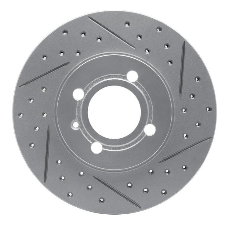 830-74006R Geoperformance Drilled/Slotted Brake Rotor, 1986-2008 Audi/Volkswagen, Position: Front Right