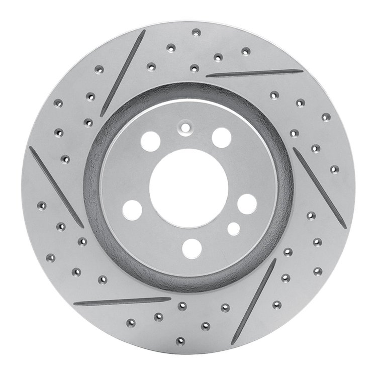 830-74016L Geoperformance Drilled/Slotted Brake Rotor, 1998-2015 Audi/Volkswagen, Position: Front Left