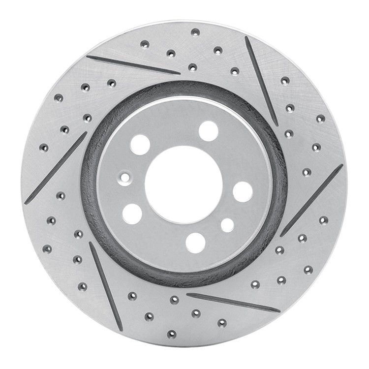 830-74016R Geoperformance Drilled/Slotted Brake Rotor, 1998-2015 Audi/Volkswagen, Position: Front Right