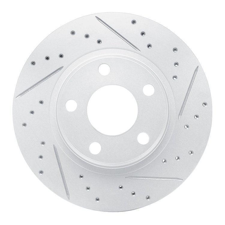830-74018R Geoperformance Drilled/Slotted Brake Rotor, 1997-2008 Audi/Volkswagen, Position: Front Right,Rear Right