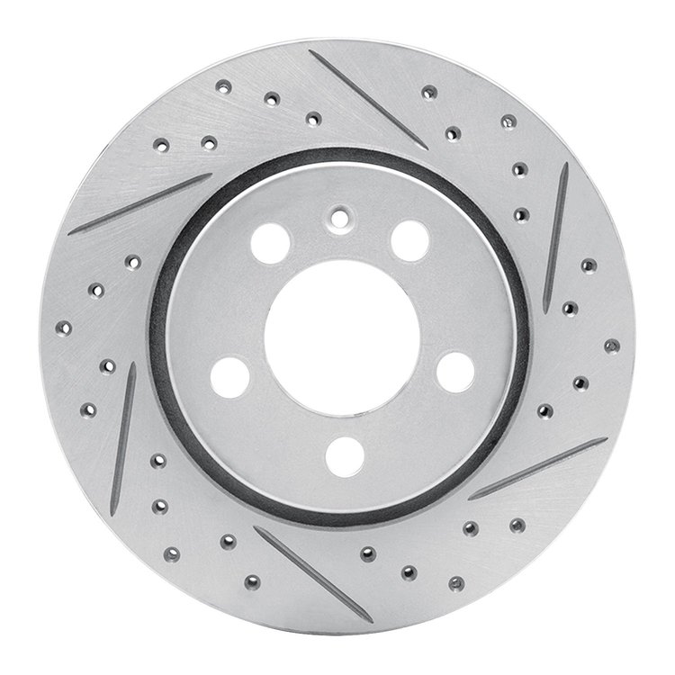 830-74022R Geoperformance Drilled/Slotted Brake Rotor, 2000-2006 Audi/Volkswagen, Position: Rear Right