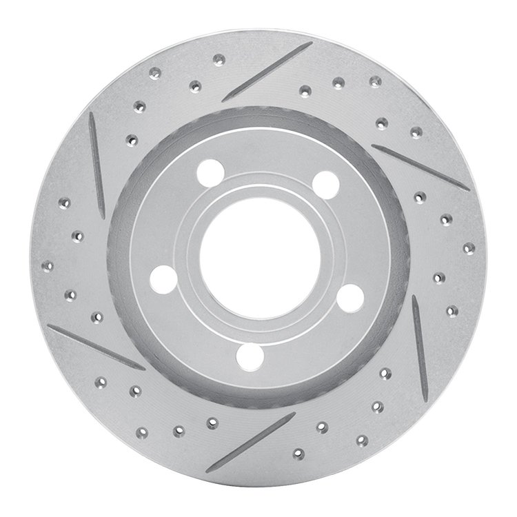 830-74023L Geoperformance Drilled/Slotted Brake Rotor, 1999-2005 Audi/Volkswagen, Position: Rear Left