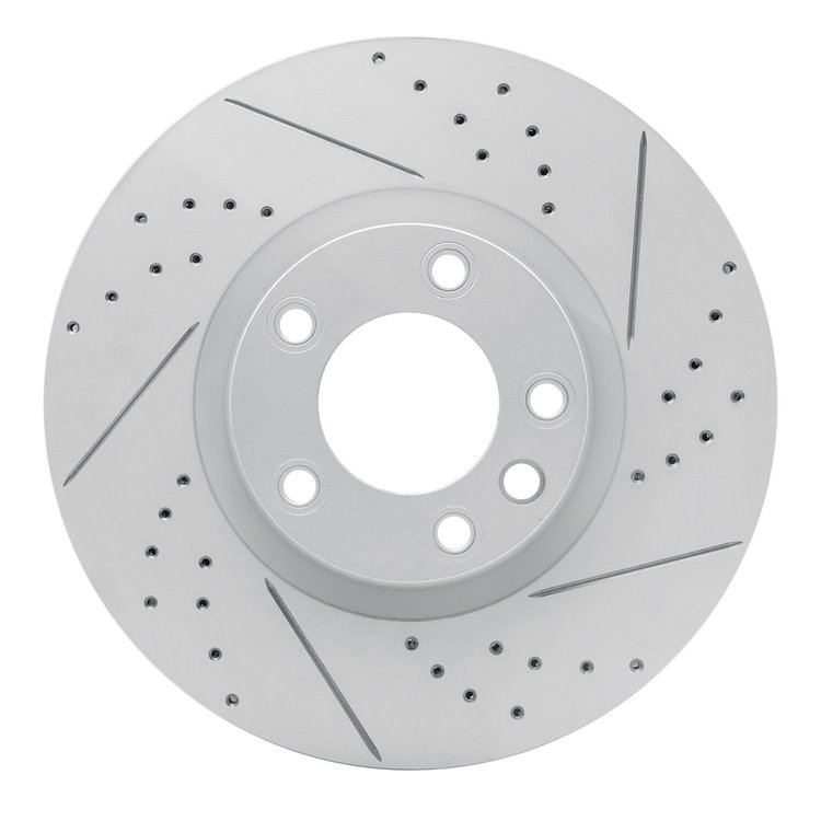 830-74057D Geoperformance Drilled/Slotted Brake Rotor, 2011-2018 Multiple Makes/Models, Position: Left Front