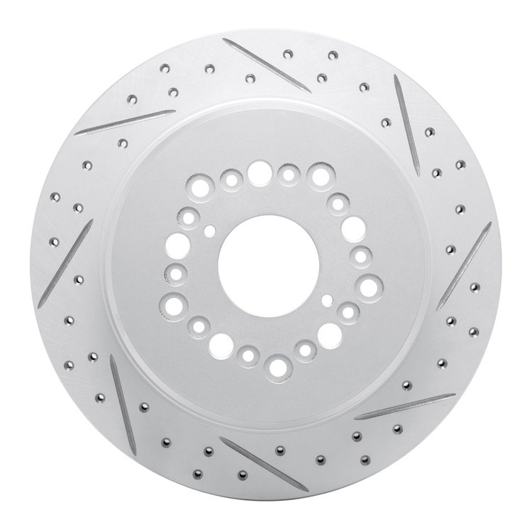 830-75006R Geoperformance Drilled/Slotted Brake Rotor, 1992-2000 Lexus/Toyota/Scion, Position: Rear Right