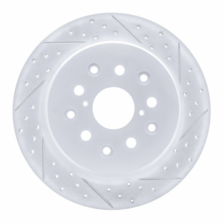 830-75007R Geoperformance Drilled/Slotted Brake Rotor, 1998-2010 Lexus/Toyota/Scion, Position: Rear Right