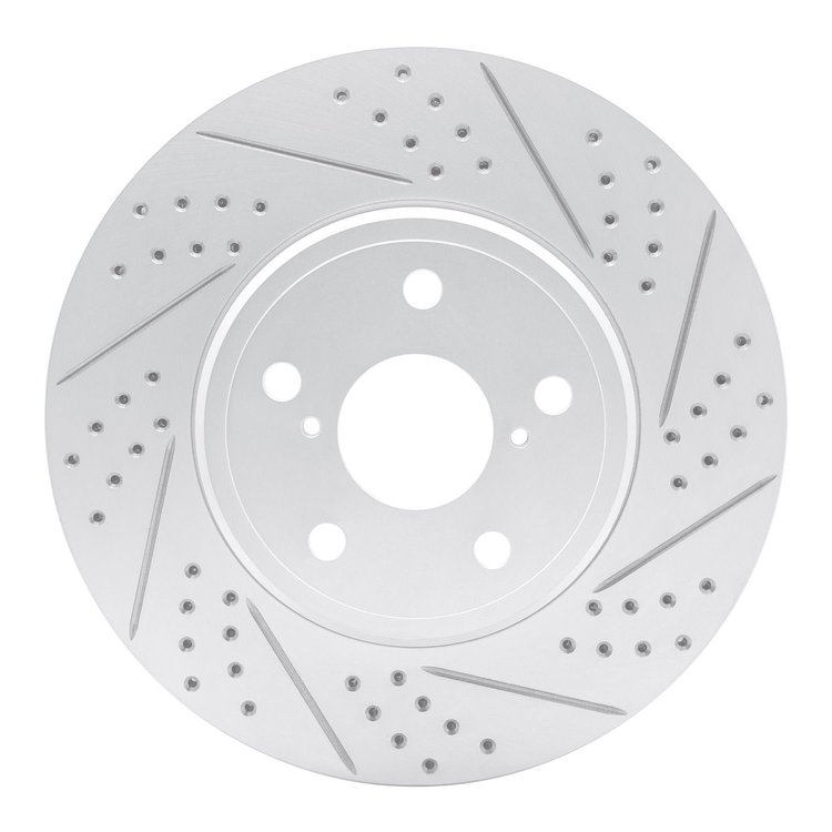 830-75009R Geoperformance Drilled/Slotted Brake Rotor, 2001-2006 Lexus/Toyota/Scion, Position: Front Right