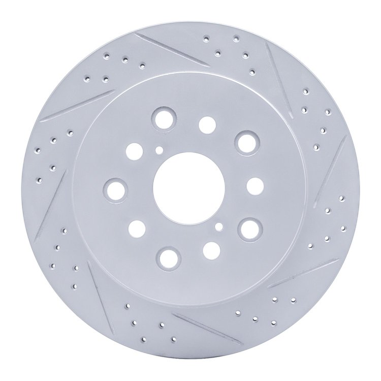 830-75010R Geoperformance Drilled/Slotted Brake Rotor, 2001-2006 Lexus/Toyota/Scion, Position: Rear Right