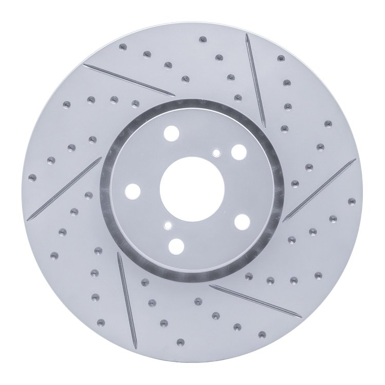 830-75011D Geoperformance Drilled/Slotted Brake Rotor, 2006-2020 Lexus/Toyota/Scion, Position: Right Front
