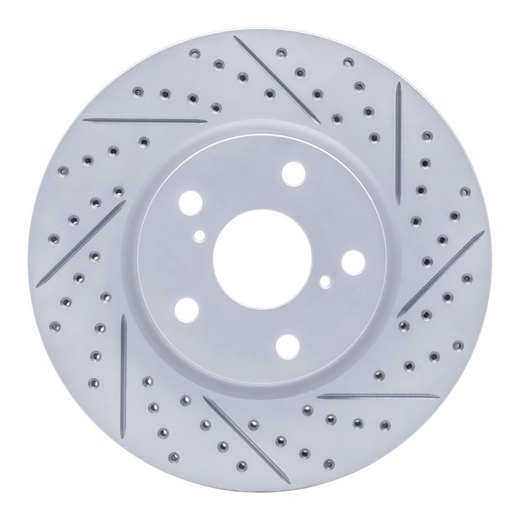 830-75013D Geoperformance Drilled/Slotted Brake Rotor, 2006-2015 Lexus/Toyota/Scion, Position: Right Front
