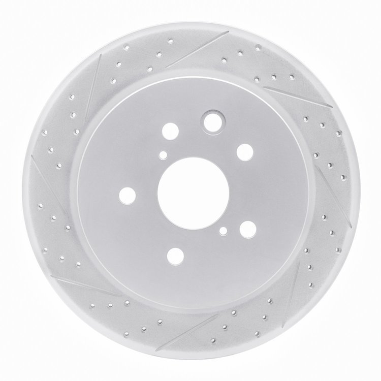 830-75015L Geoperformance Drilled/Slotted Brake Rotor, 2006-2015 Lexus/Toyota/Scion, Position: Rear Left