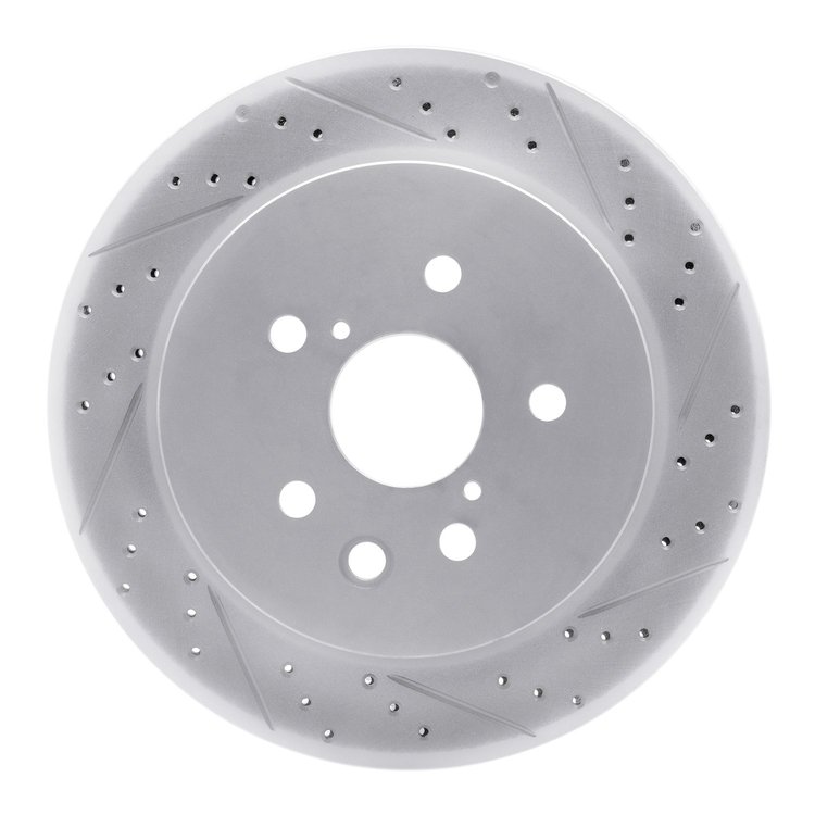 830-75015R Geoperformance Drilled/Slotted Brake Rotor, 2006-2015 Lexus/Toyota/Scion, Position: Rear Right