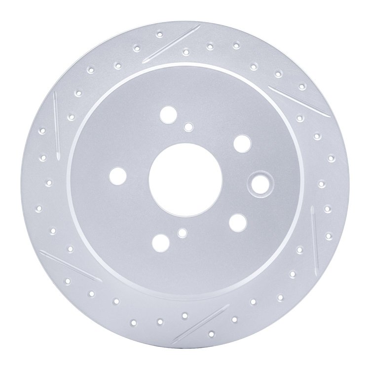 830-75016L Geoperformance Drilled/Slotted Brake Rotor, 2006-2015 Lexus/Toyota/Scion, Position: Rear Left