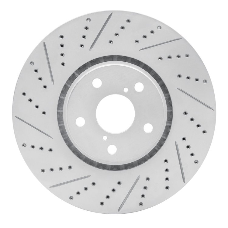 830-75023D Geoperformance Drilled/Slotted Brake Rotor, 2007-2011 Lexus/Toyota/Scion, Position: Left Front