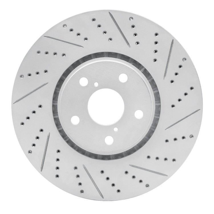 830-75024D Geoperformance Drilled/Slotted Brake Rotor, 2007-2011 Lexus/Toyota/Scion, Position: Right Front
