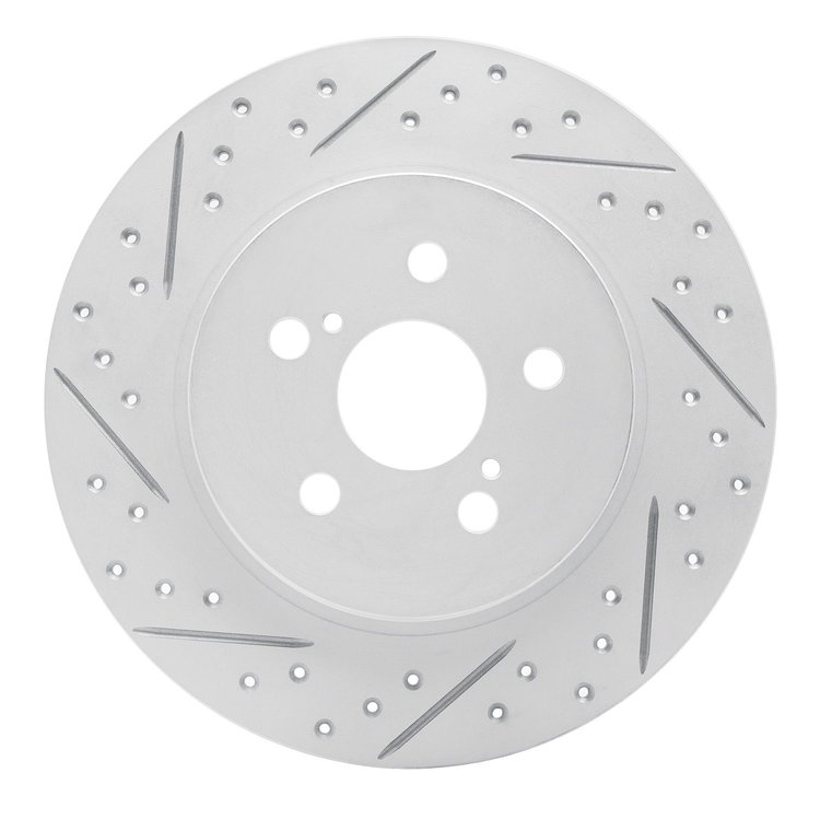 830-75029L Geoperformance Drilled/Slotted Brake Rotor, 2011-2017 Lexus/Toyota/Scion, Position: Rear Left