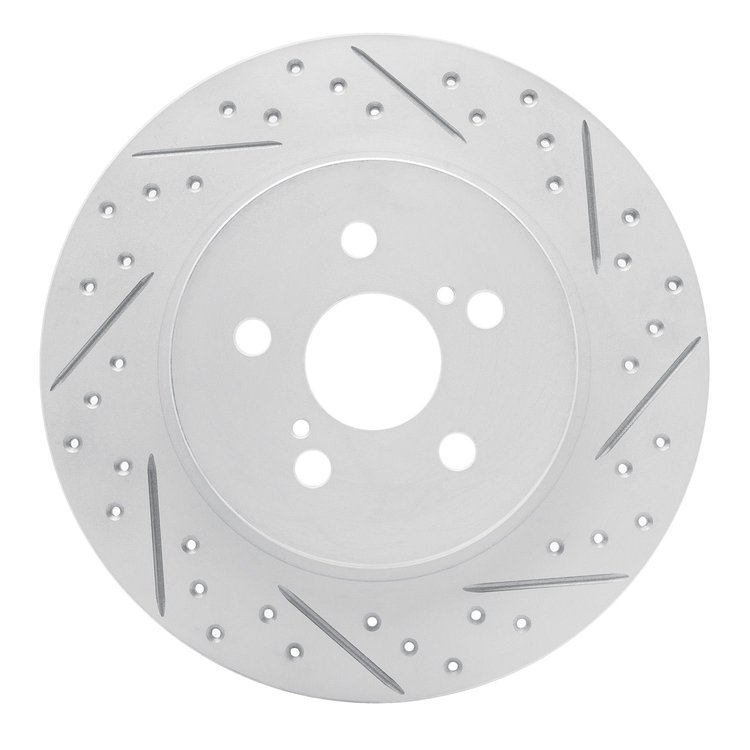 830-75029R Geoperformance Drilled/Slotted Brake Rotor, 2011-2017 Lexus/Toyota/Scion, Position: Rear Right