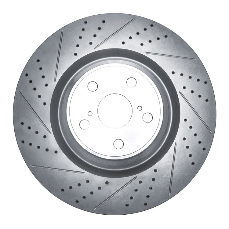830-75030D Geoperformance Drilled/Slotted Brake Rotor, 2010-2017 Lexus/Toyota/Scion, Position: Left Front