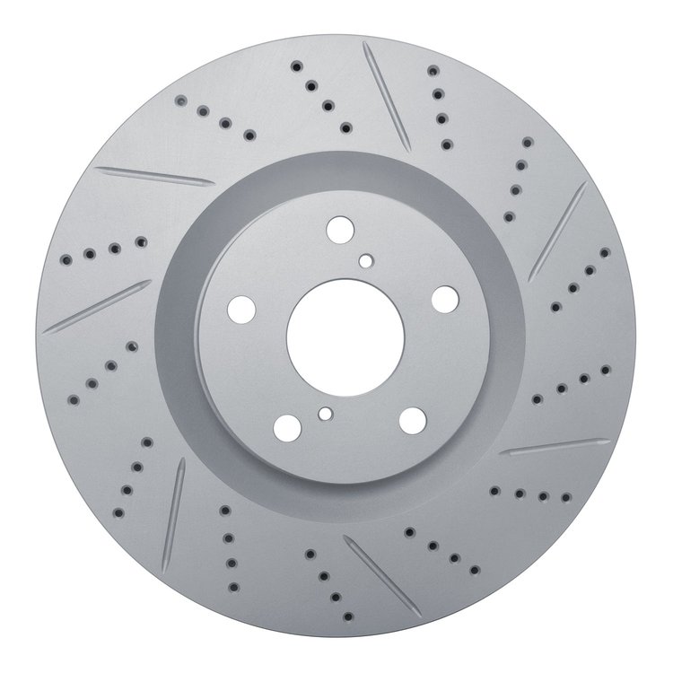 830-75033D Geoperformance Drilled/Slotted Brake Rotor, 2011-2020 Lexus/Toyota/Scion, Position: Right Front