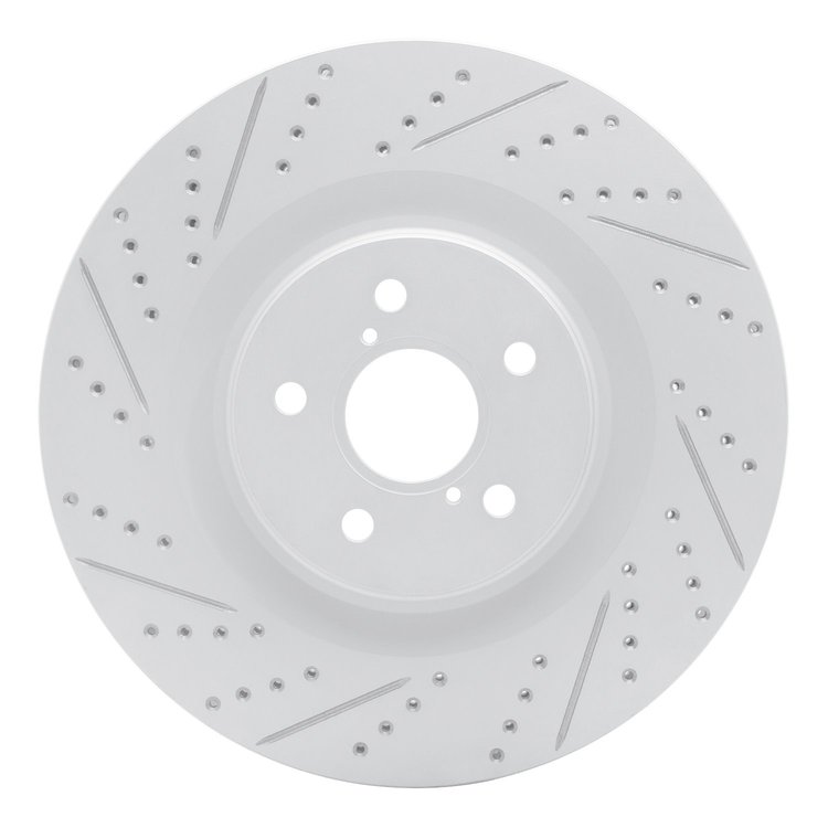 830-75034D Geoperformance Drilled/Slotted Brake Rotor, 2013-2020 Lexus/Toyota/Scion, Position: Left Front