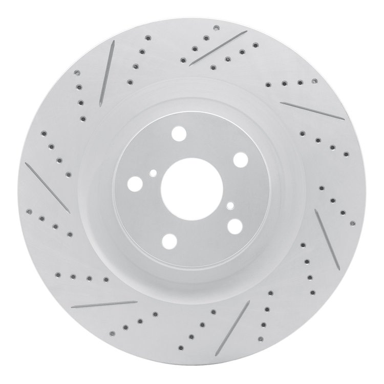 830-75035D Geoperformance Drilled/Slotted Brake Rotor, 2013-2020 Lexus/Toyota/Scion, Position: Right Front