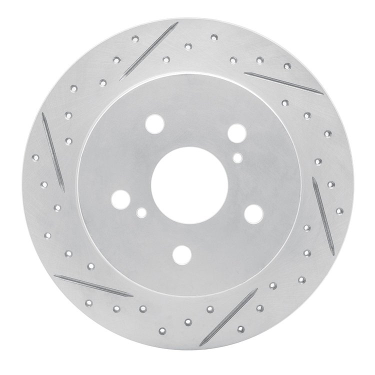830-75041L Geoperformance Drilled/Slotted Brake Rotor, Fits Select Lexus/Toyota/Scion, Position: Rear Left