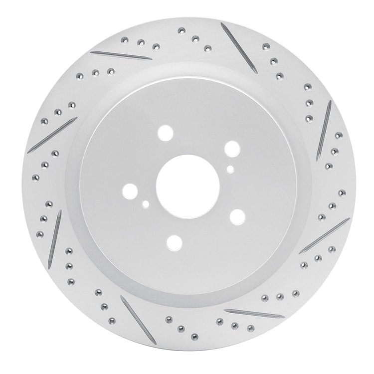 830-75042R Geoperformance Drilled/Slotted Brake Rotor, Fits Select Lexus/Toyota/Scion, Position: Rear Right