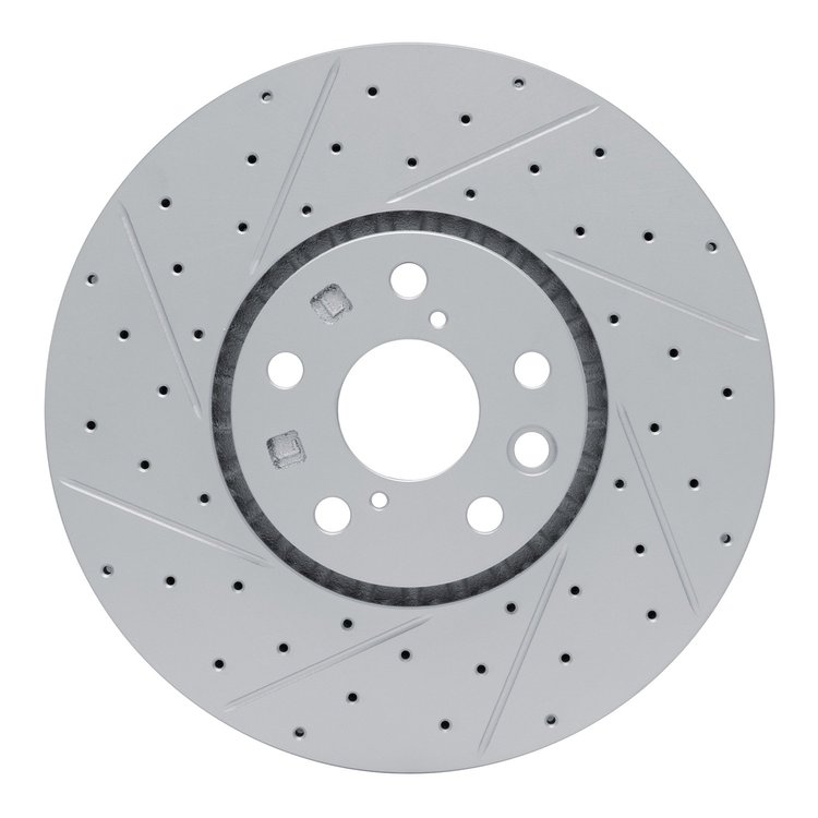 830-75052D Geoperformance Drilled/Slotted Brake Rotor, 2006-2020 Lexus/Toyota/Scion, Position: Left Front