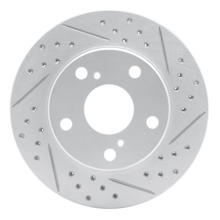 830-76051R Geoperformance Drilled/Slotted Brake Rotor, 1992-2001 Lexus/Toyota/Scion, Position: Front Right
