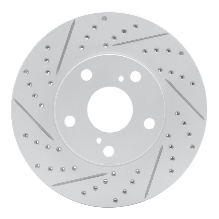 830-76052L Geoperformance Drilled/Slotted Brake Rotor, 1992-2006 Lexus/Toyota/Scion, Position: Front Left