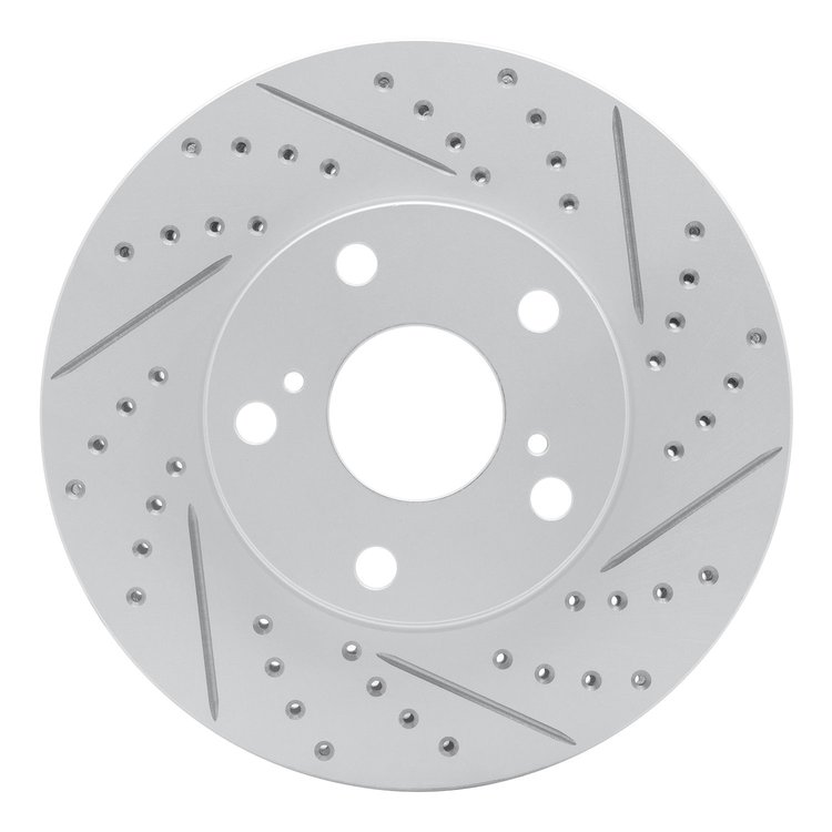 830-76052R Geoperformance Drilled/Slotted Brake Rotor, 1992-2006 Lexus/Toyota/Scion, Position: Front Right
