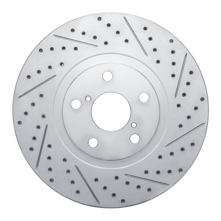 830-76062D Geoperformance Drilled/Slotted Brake Rotor, 1993-1998 Lexus/Toyota/Scion, Position: Left Front