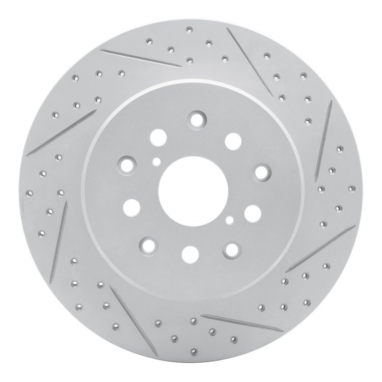 830-76064R Geoperformance Drilled/Slotted Brake Rotor, 1993-1998 Lexus/Toyota/Scion, Position: Rear Right