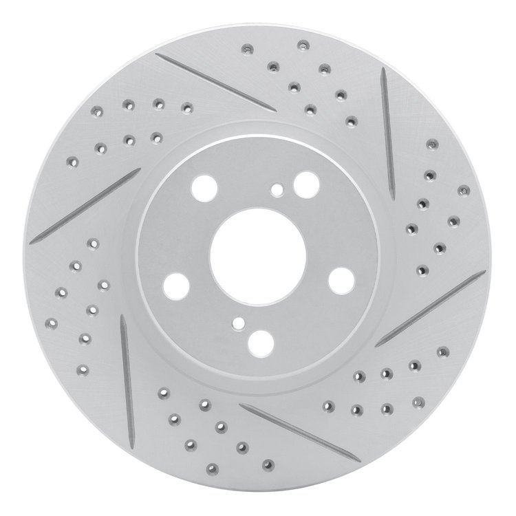 830-76068R Geoperformance Drilled/Slotted Brake Rotor, 2000-2010 Multiple Makes/Models, Position: Front Right
