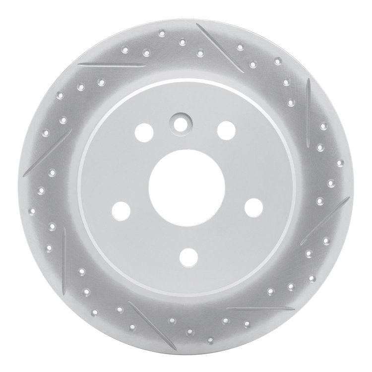 830-76071R Geoperformance Drilled/Slotted Brake Rotor, 2000-2004 Lexus/Toyota/Scion, Position: Rear Right