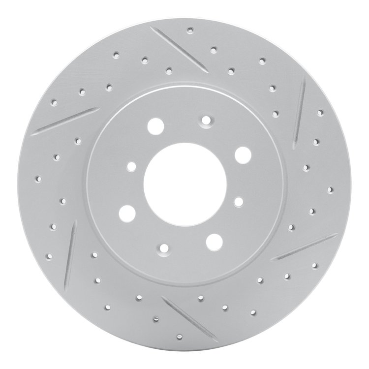 830-76074R Geoperformance Drilled/Slotted Brake Rotor, 2001-2003 Lexus/Toyota/Scion, Position: Front Right