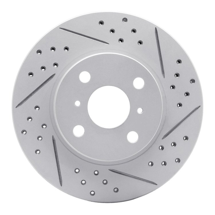 830-76078R Geoperformance Drilled/Slotted Brake Rotor, 2006-2019 Lexus/Toyota/Scion, Position: Front Right