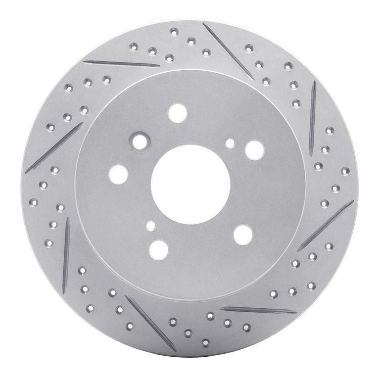 830-76079R Geoperformance Drilled/Slotted Brake Rotor, 2007-2012 Lexus/Toyota/Scion, Position: Rear Right