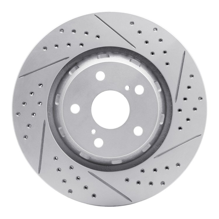 830-76085R Geoperformance Drilled/Slotted Brake Rotor, 2009-2015 Lexus/Toyota/Scion, Position: Front Right