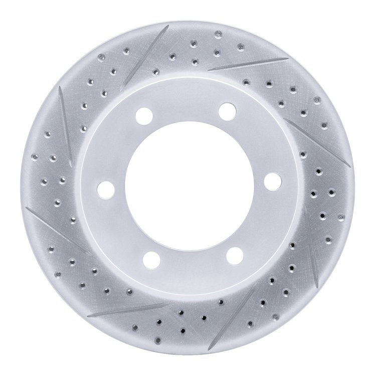 830-76121L Geoperformance Drilled/Slotted Brake Rotor, 1995-2004 Lexus/Toyota/Scion, Position: Front Left