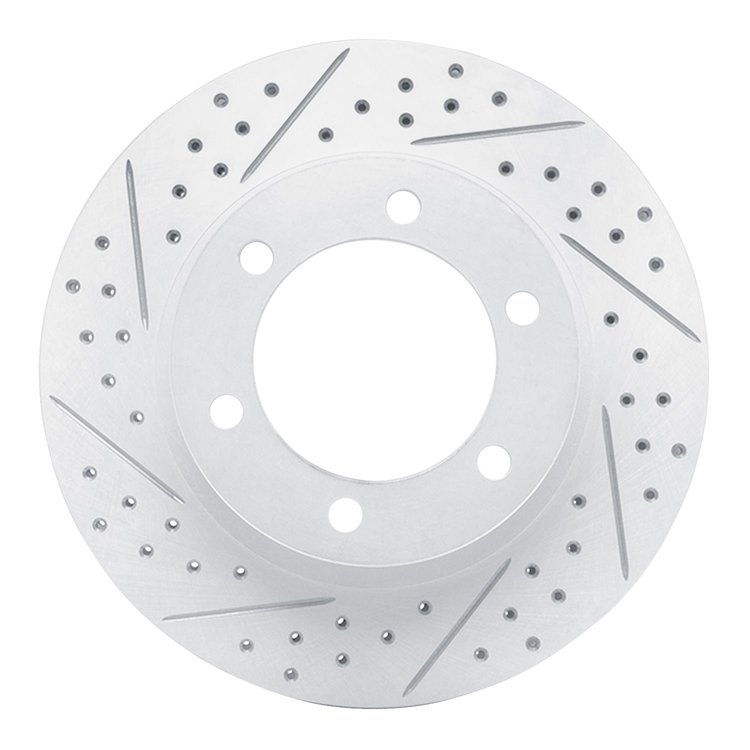 830-76123L Geoperformance Drilled/Slotted Brake Rotor, 1995-2004 Lexus/Toyota/Scion, Position: Front Left