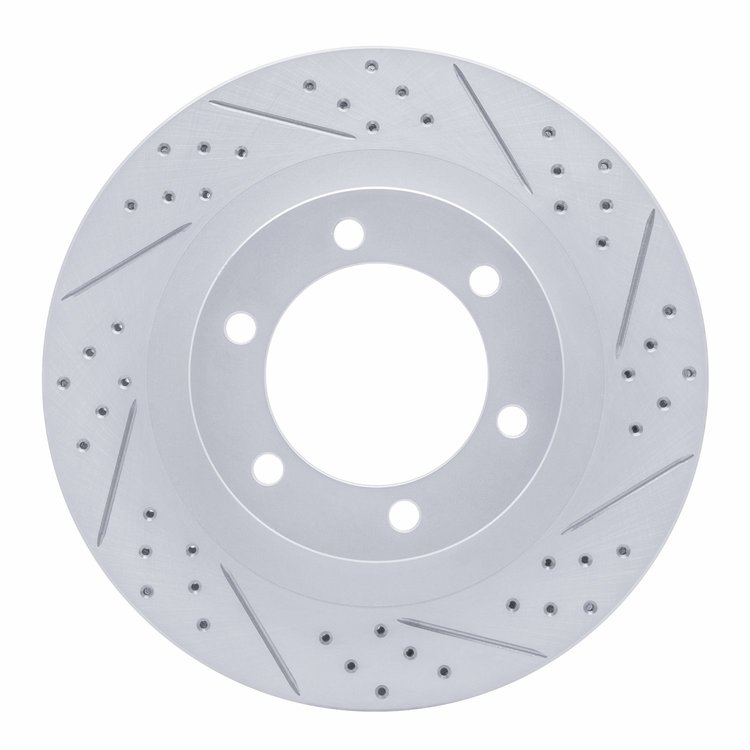 830-76126R Geoperformance Drilled/Slotted Brake Rotor, 2003-2009 Lexus/Toyota/Scion, Position: Front Right