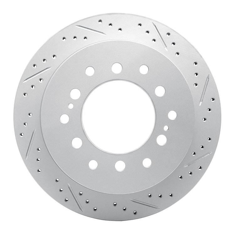 830-76127R Geoperformance Drilled/Slotted Brake Rotor, 2001-2009 Lexus/Toyota/Scion, Position: Rear Right