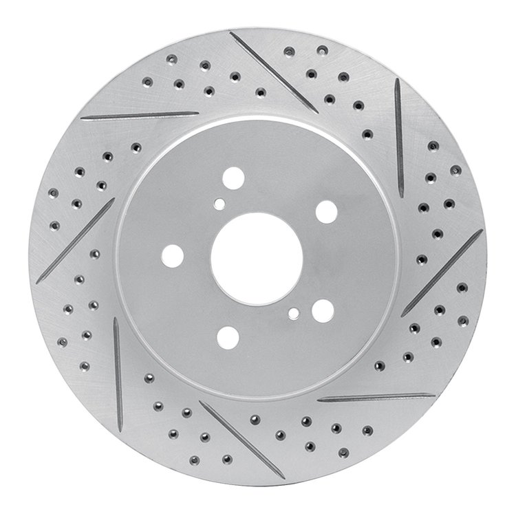 830-76129R Geoperformance Drilled/Slotted Brake Rotor, 2004-2009 Lexus/Toyota/Scion, Position: Front Right