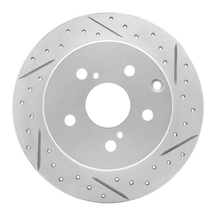 830-76134R Geoperformance Drilled/Slotted Brake Rotor, 2006-2018 Lexus/Toyota/Scion, Position: Rear Right