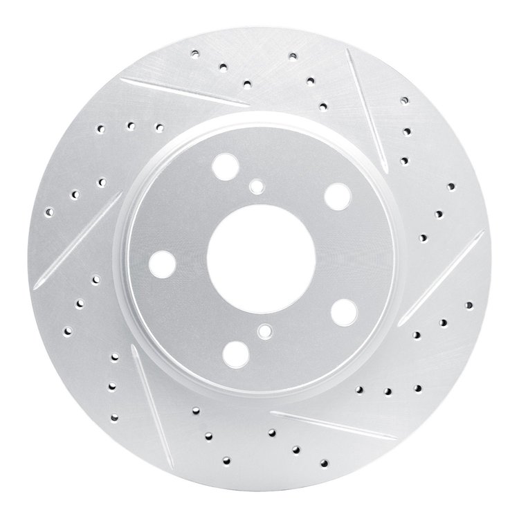 830-76135R Geoperformance Drilled/Slotted Brake Rotor, 2006-2018 Multiple Makes/Models, Position: Front Right