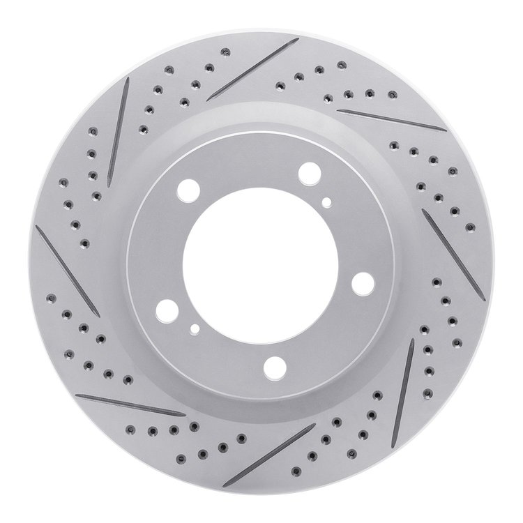 830-76136L Geoperformance Drilled/Slotted Brake Rotor, Fits Select Lexus/Toyota/Scion, Position: Front Left
